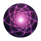 Purple Illusion Round Tablecloth
