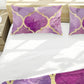 Purple Lantern Shape Design Duvet Cover Set