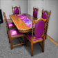 Purple Petals 160cm Table Runner