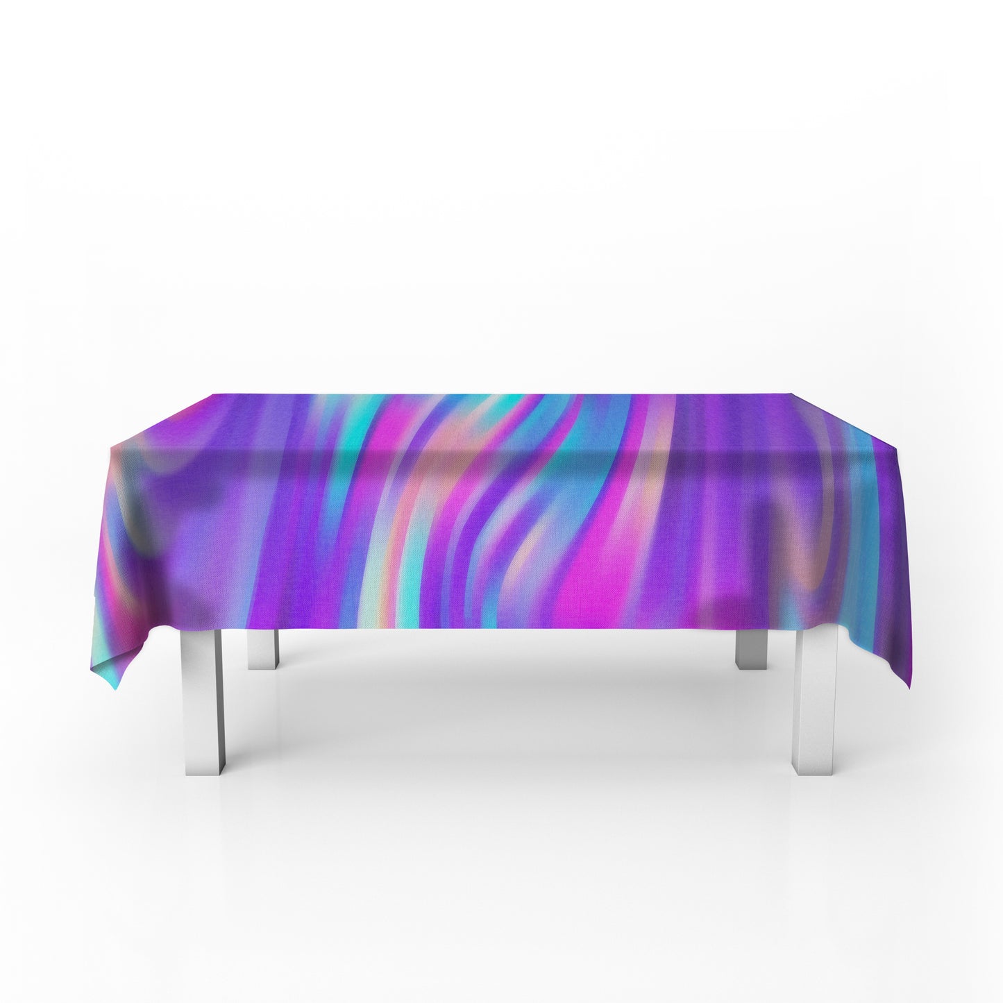 Purple Phantom Streams Rectangle Tablecloth