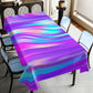 Purple Phantom Streams Rectangle Tablecloth