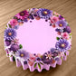 Purple Ring Round Tablecloth