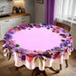 Purple Ring Round Tablecloth
