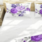 Purple Rose Bouquets Duvet Cover Set