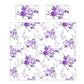 Purple Rose Bouquets Duvet Cover Set