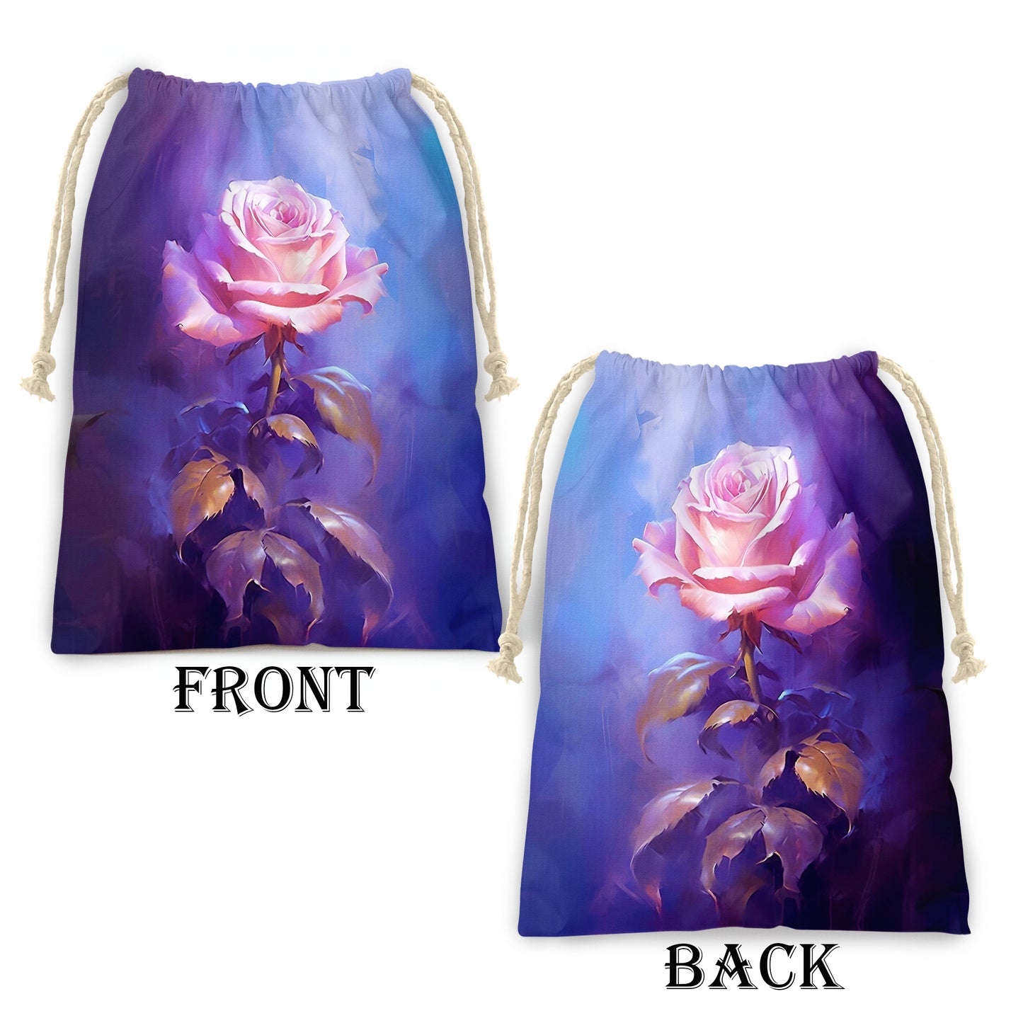 Purple Rose Gift Sack (Set of 3)