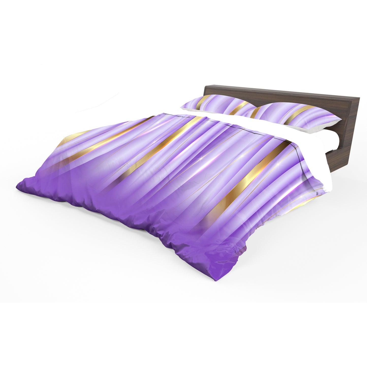 Purple Royal Veil Duvet Cover Set