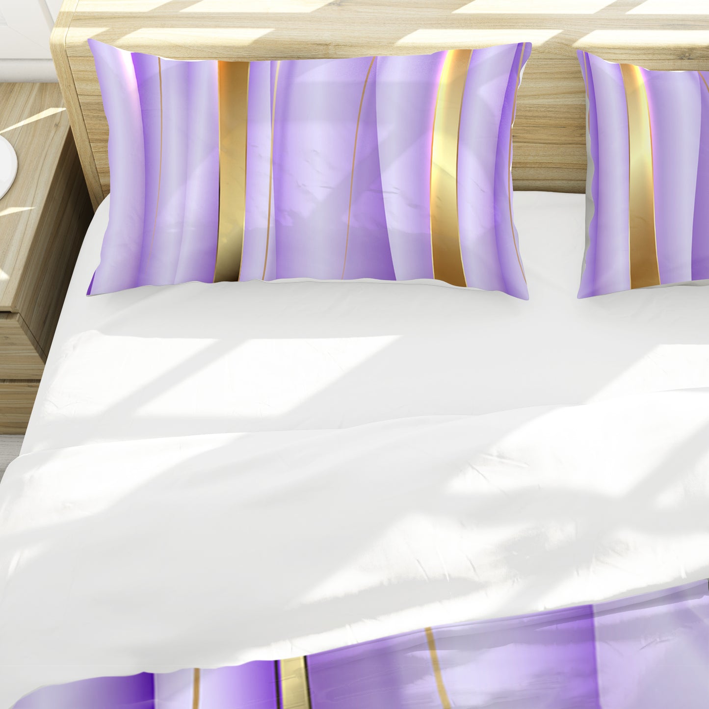 Purple Royal Veil Duvet Cover Set