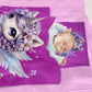 Purple Unicorn Cot Set