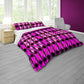 Purple Windy Waves Duvet Cover Set