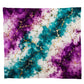 Purple & Turquoise Explosion Light Weight Fleece
