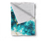 Purple & Turquoise Explosion Light Weight Fleece