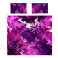 Purple and Pink Cross Duvet Cover Set