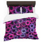 Purple and Pink Flora Duvet Cover Set