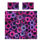 Purple and Pink Flora Duvet Cover Set