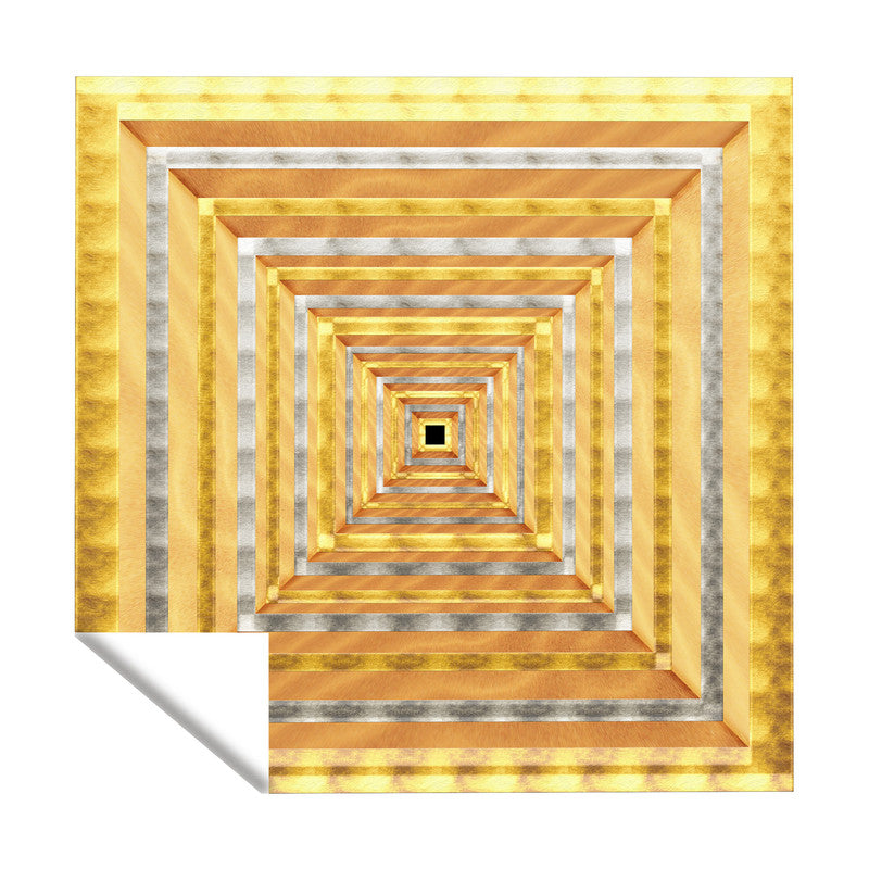 Pyramid Hallway Square Tablecloth