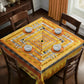 Pyramid Hallway Square Tablecloth