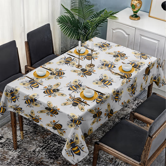Queen Bee Rectangle Tablecloth by Mark van Vuuren