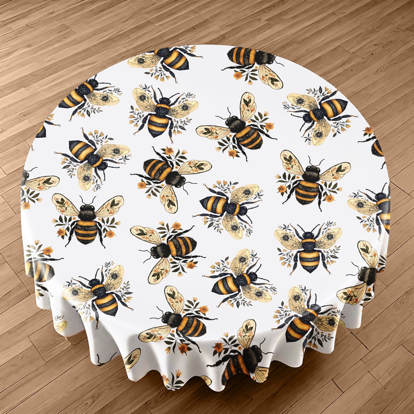 Queen Bee Round Tablecloth by Mark van Vuuren