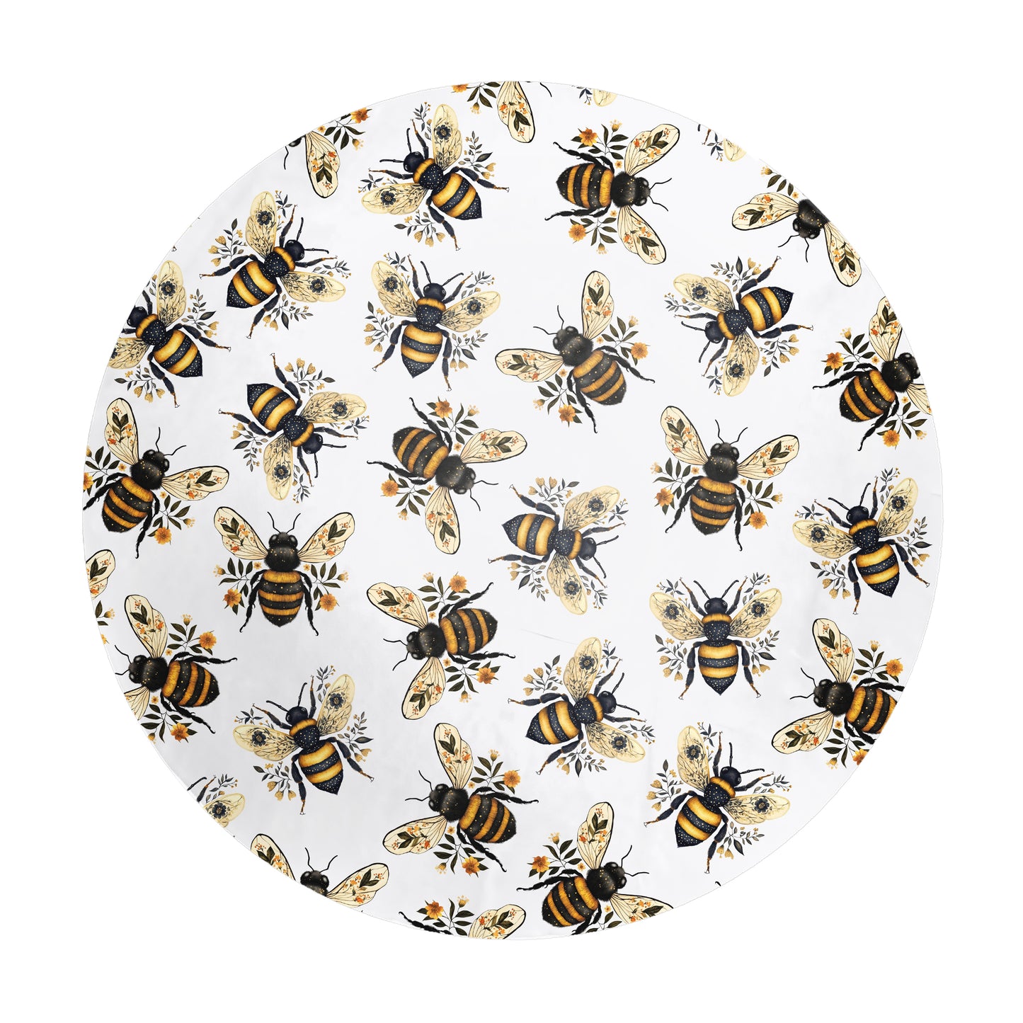 Queen Bee Round Tablecloth by Mark van Vuuren