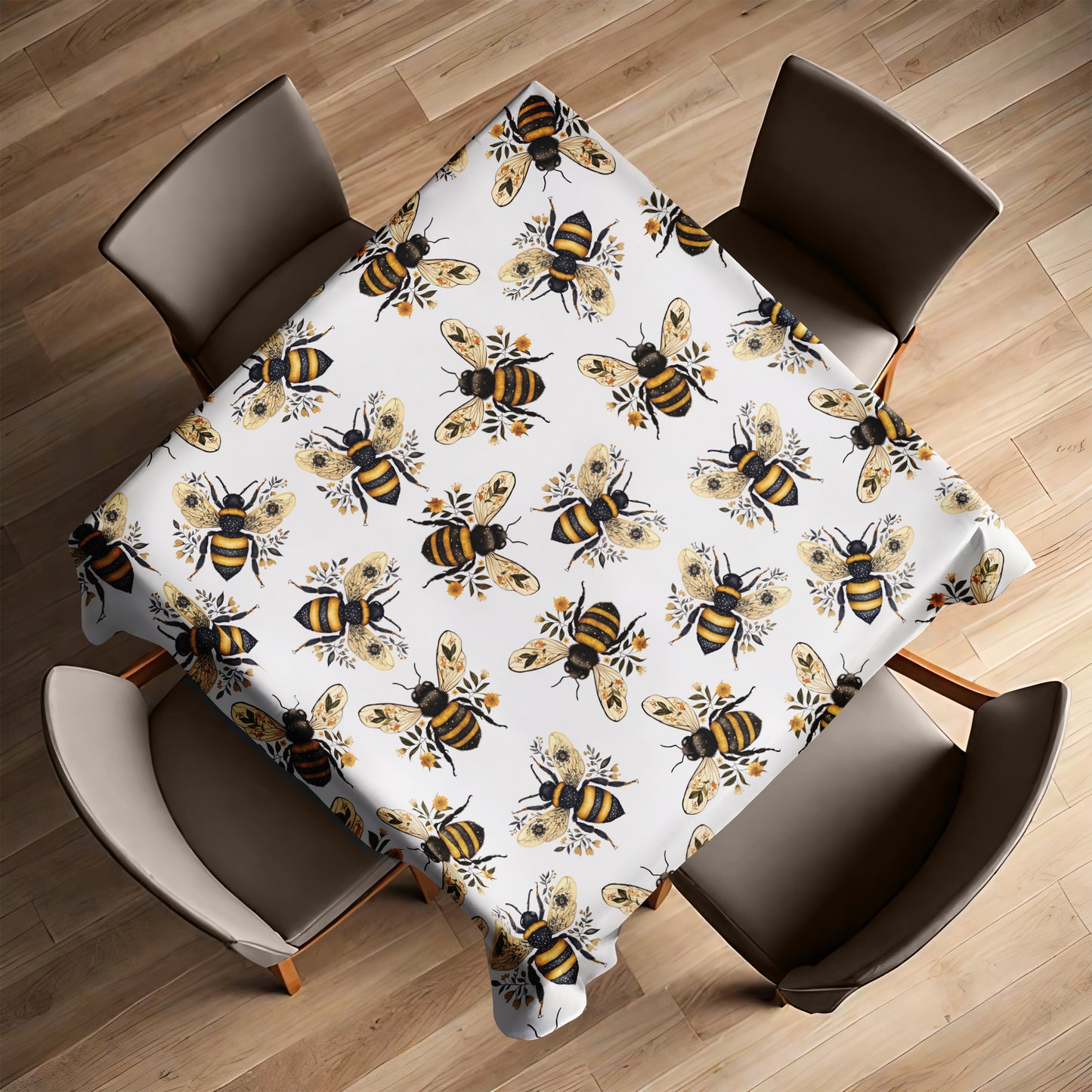 Queen Bee Square Tablecloth by Mark van Vuuren