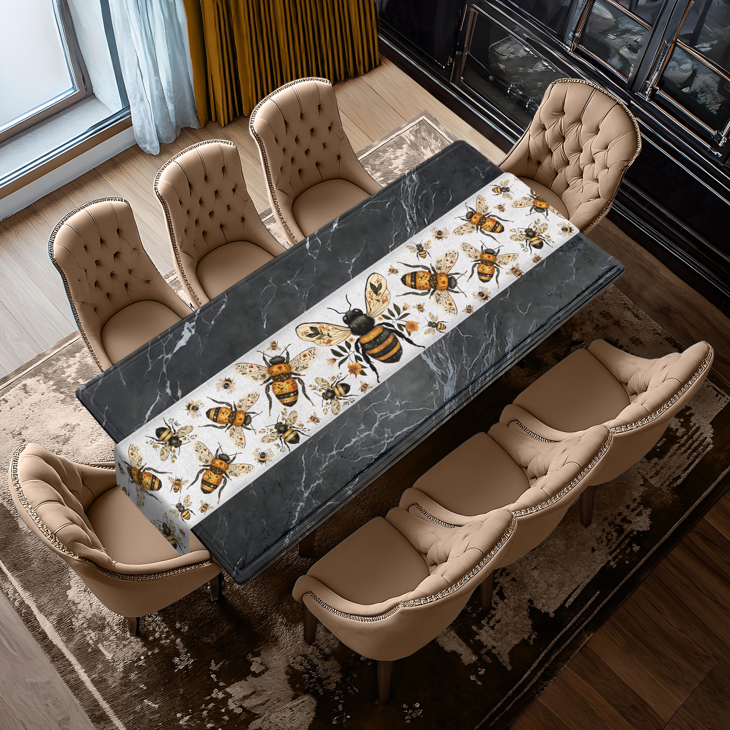 Queen Bee Table Runner by Mark van Vuuren
