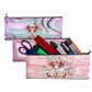 Zip & Go Quirky Girl Colours Pencil Bags Set of 3
