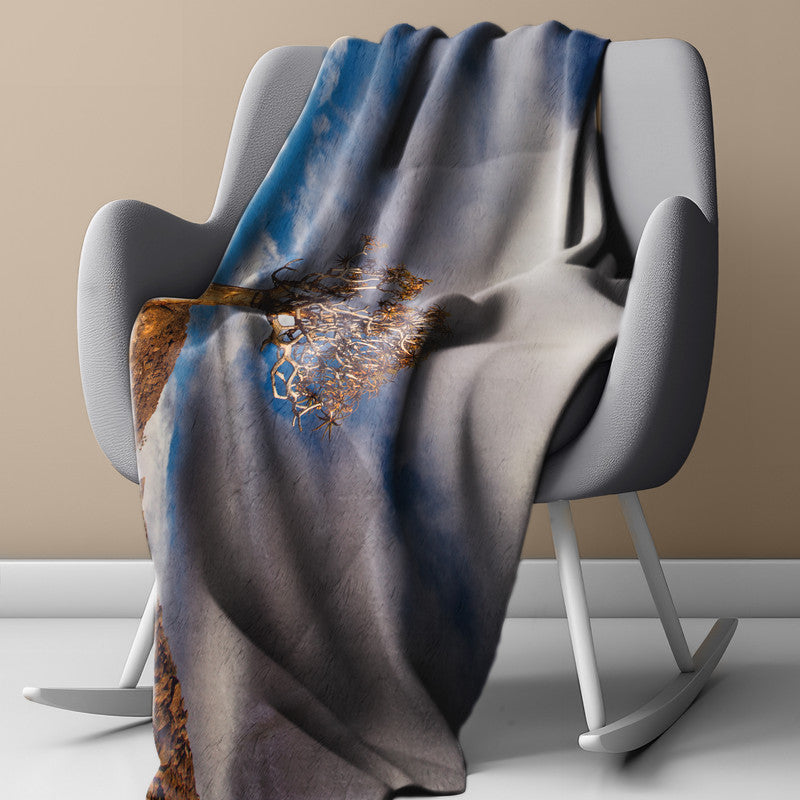 Quiver Tree Light Weigt Fleece Blanket By Annette Heymans