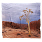 Quiver Tree Landscape Africa Light Weigt Fleece Blanket By Fanie Heymans