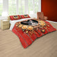 Rabbit Yellow Rose Duvet Cover Set