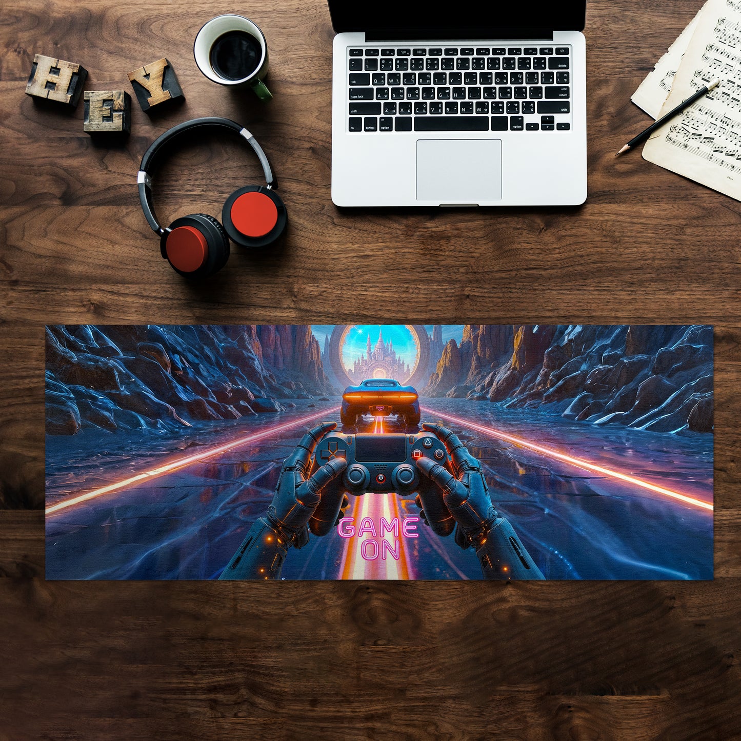 Race Simulator Desk Pad