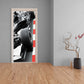 Racer Black Door Decoupage