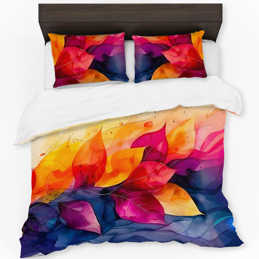Radiant Colour Petals Duvet Cover Set