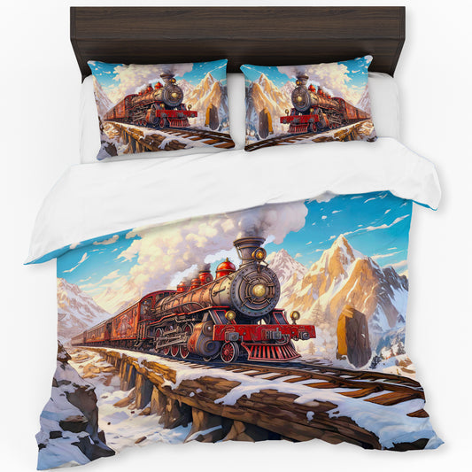 Railway Train Express Duvet Cover Set