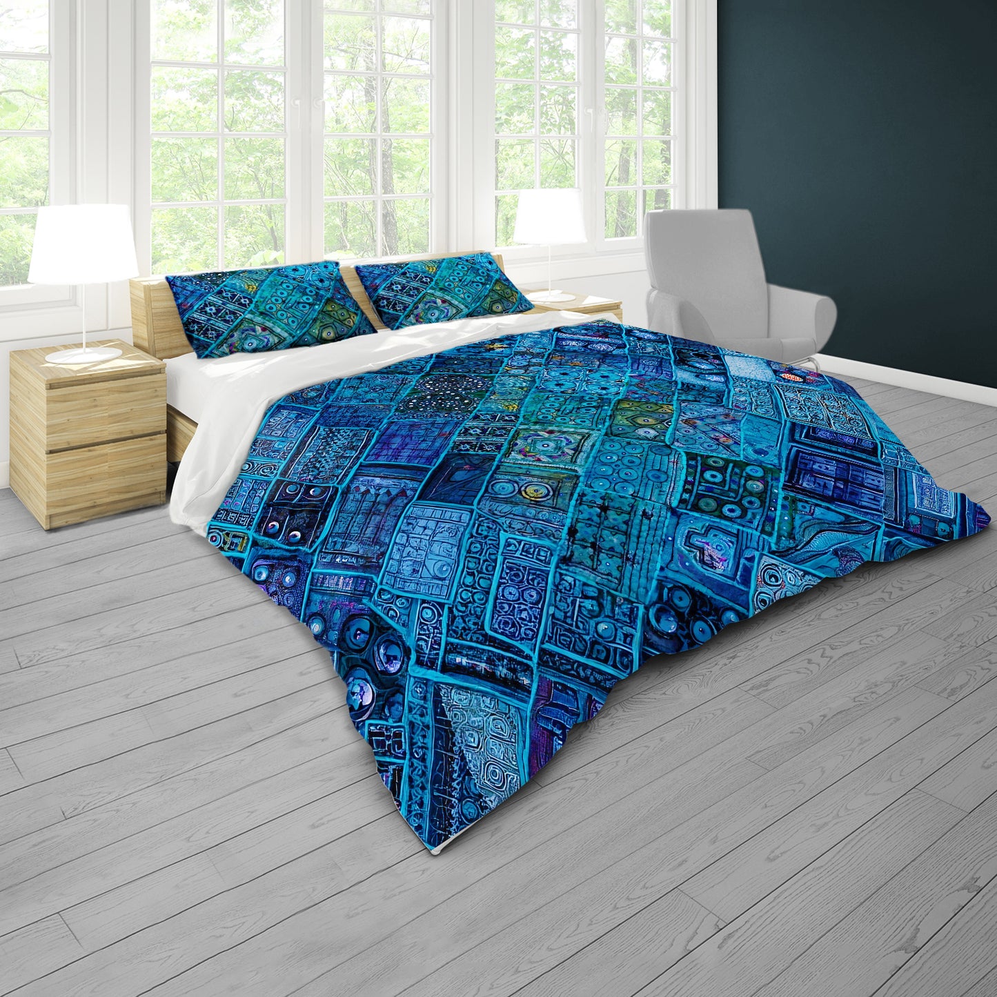 Rain Monsoon Duvet Cover Set