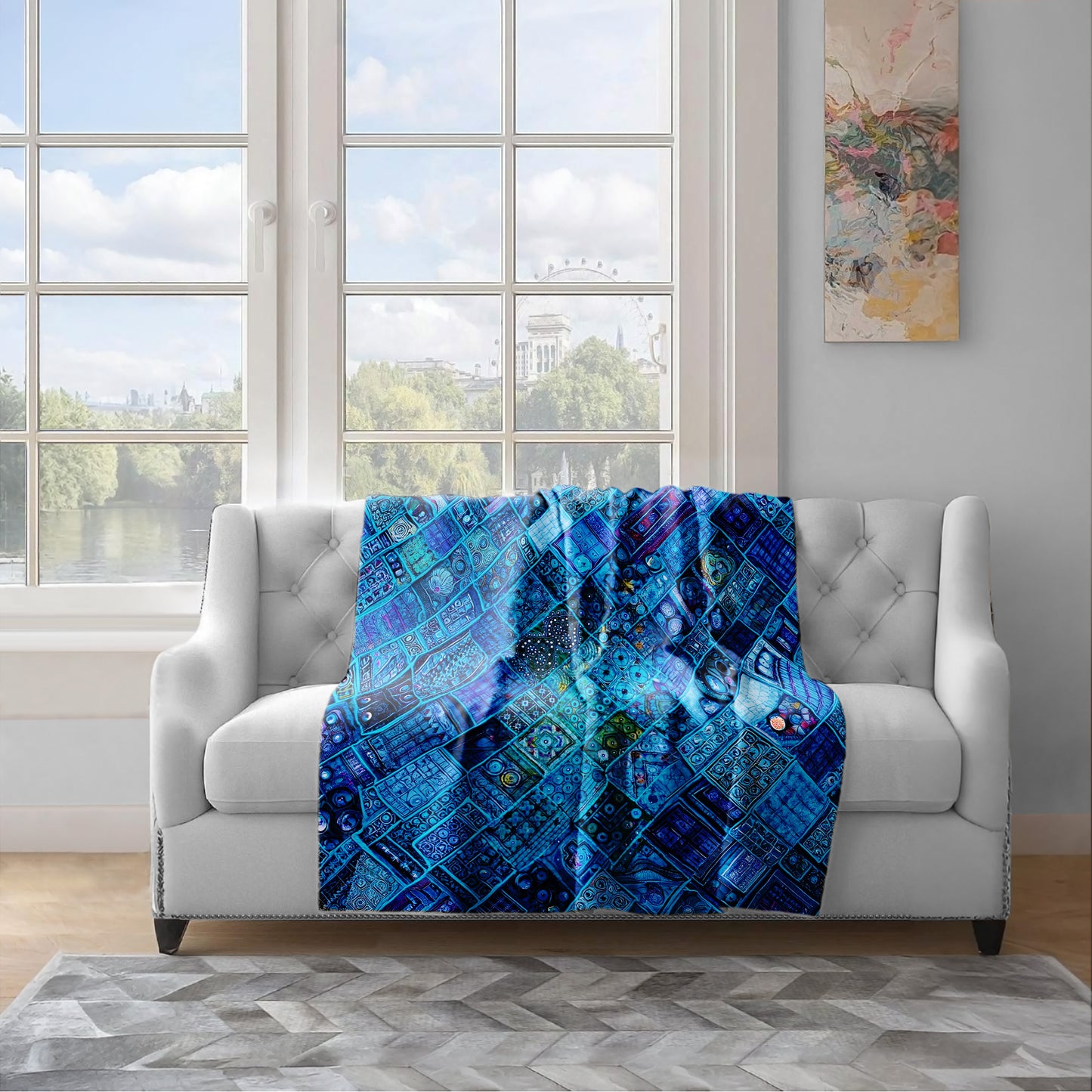 Rain Monsoon Light Weight Fleece Blanket