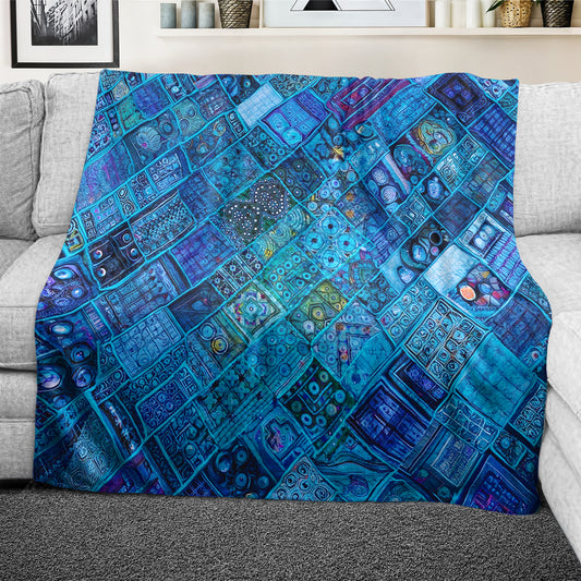Rain Monsoon Light Weight Fleece Blanket