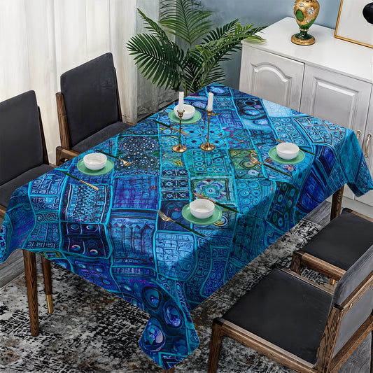 Rain Monsoon Rectangle Tablecloth