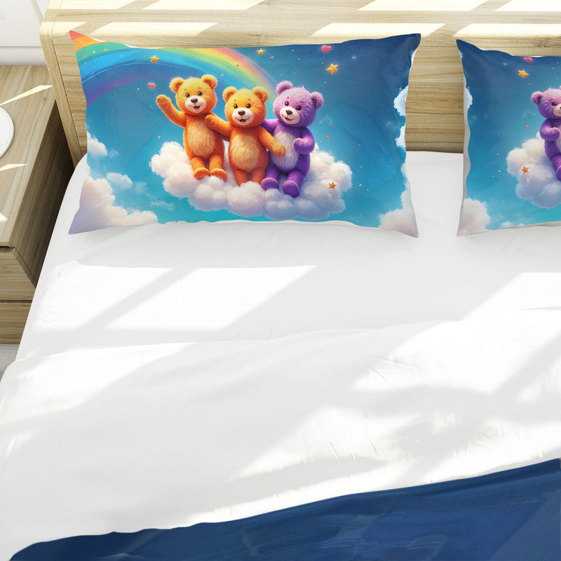 Rainbow Bear Hugs Duvet Cover Set