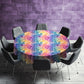 Rainbow Foliage Soft Round Tablecloth
