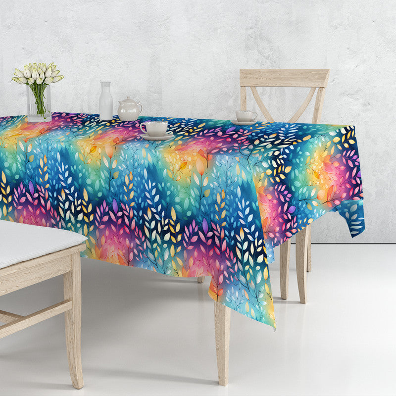 Colourful Foliage Rectangle Tablecloth
