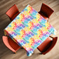 Soft Colour Foliage Square Tablecloth