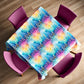 Deep Colour Foliage Square Tablecloth