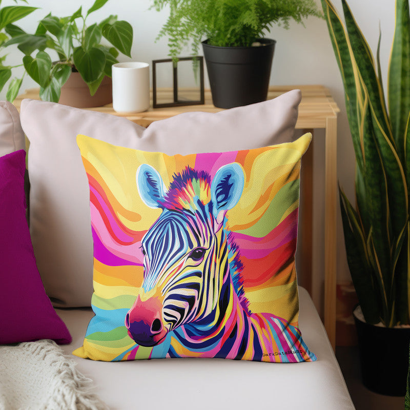 Rainbow Zebra Luxury Scatter by Wikus Schalkwyk
