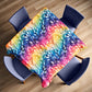 Rainbow Zigzag Square Tablecloth