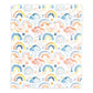 Rainbow and Clouds Baby Fleece Blanket