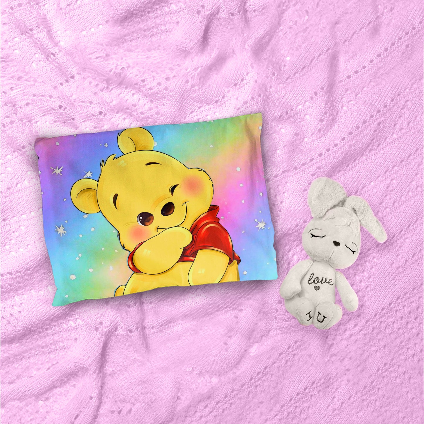 Rainbow Bear Cot Set