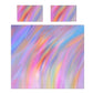 Rainbow Colour Waves Duvet Cover Set