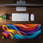 Rainbow Colours Large Desk Pad