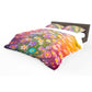 Rainbow Daisies Duvet Cover Set